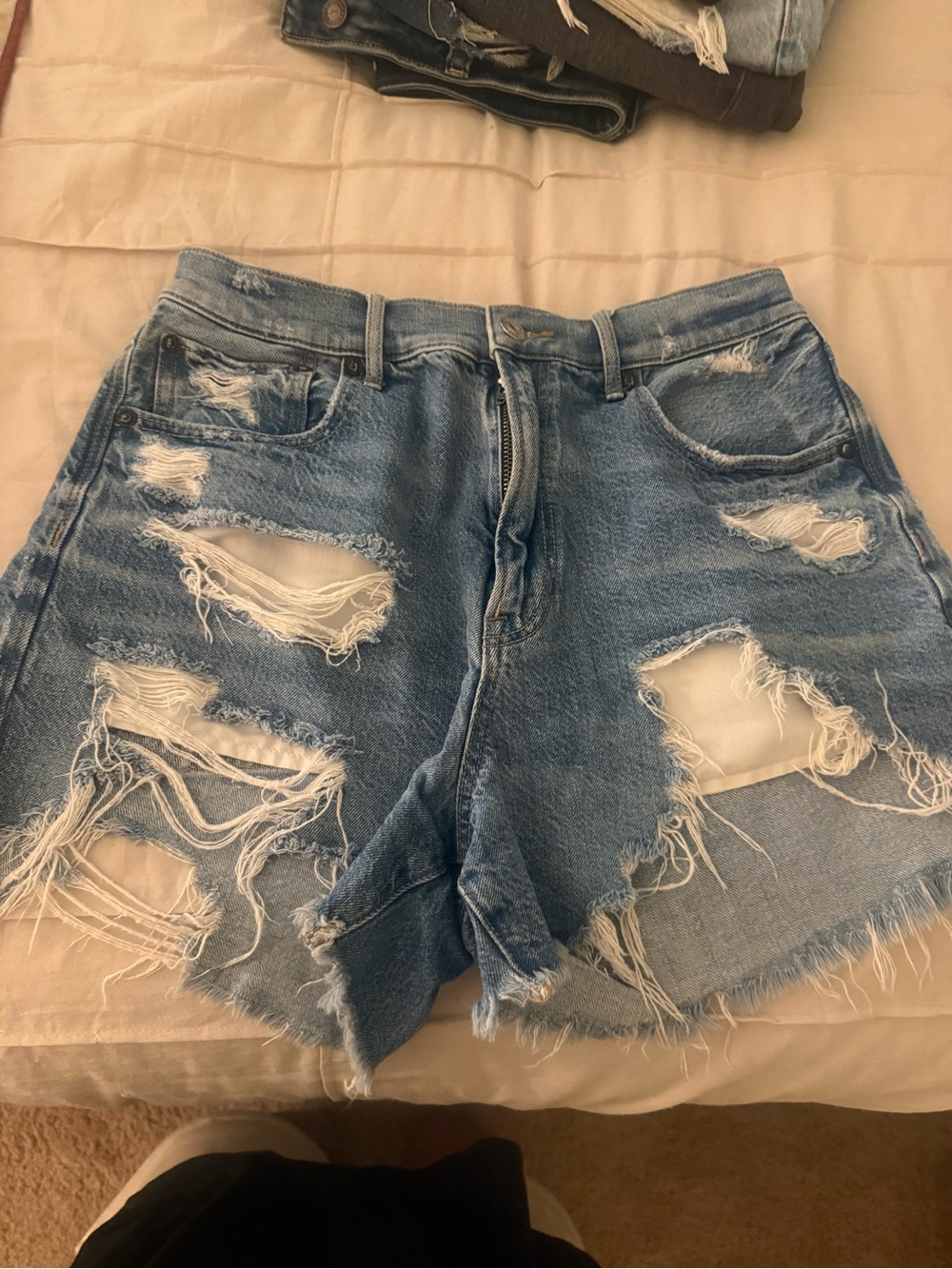 American Eagle Outfitters Distressed Denim Shorts